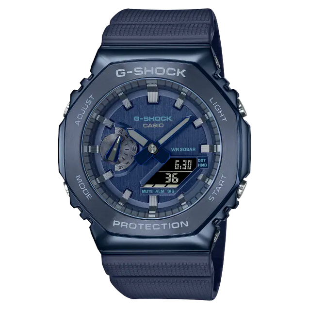 CASIO G-SHOCK Analog-Digital Blue Dial Men's Watch #GM-2100N-2ADR