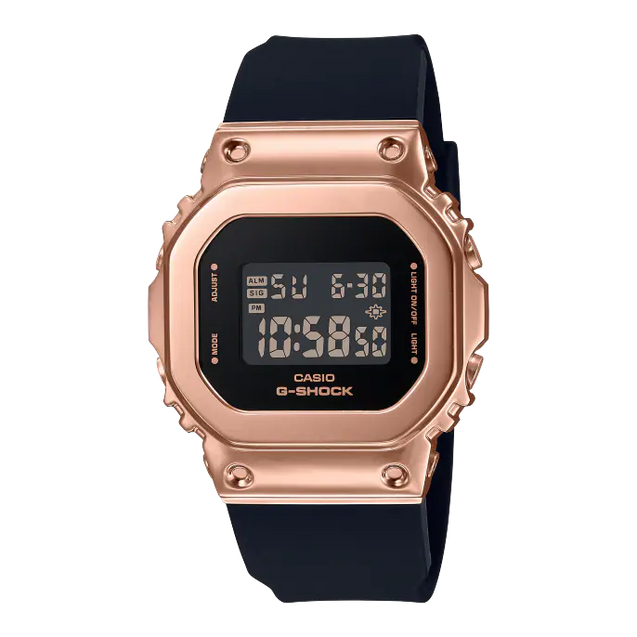 CASIO G-SHOCK Pink Gold/Black Watch #GM-S5600PG-1DR