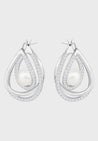 
SWAROVSKI Free Pearl Earrings - Rhodium/White #5217718