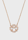 
SWAROVSKI Sparkling Dance Rose Gold Plated Necklace #5408437