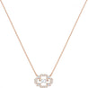 
SWAROVSKI Sparkling Dance Rose Gold Plated Necklace #5408437