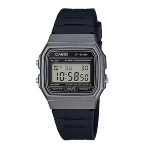 Casio Black Digital Watch F-91WM-1BDF