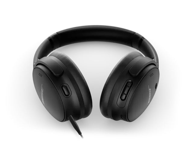 Bose QuietComfort 45 headphones black bottom