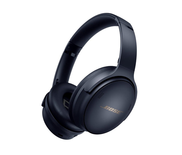 Bose QuietComfort 45 headphones blue side