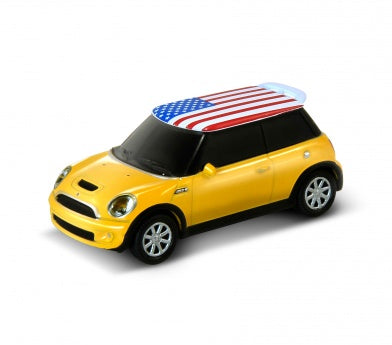 AutoDrive Mini Cooper S - Flag series-USA 32GB USB Flash Drive - GadgetiCloud