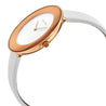 NEW Calvin Klein Chic Leather Ladies Watches - White K7N236K2