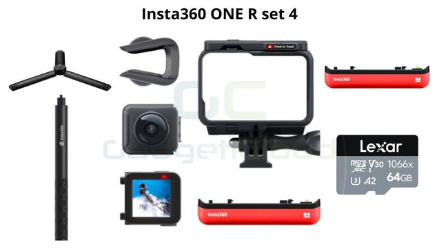 Insta360 ONE R Depth Tracking Action Camera -Directional (1-inch sensor / dual-lens / 360 panoramic lens)