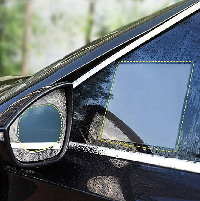 Rainproof film for Side Window and Rearview Mirror COMBO - GadgetiCloud