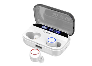 Lexuma XBud-Z True Wireless In-Ear Bluetooth with IPX7 Water Proof Sports Earbuds [With 2600 mAh Charging Case] - GadgetiCloud