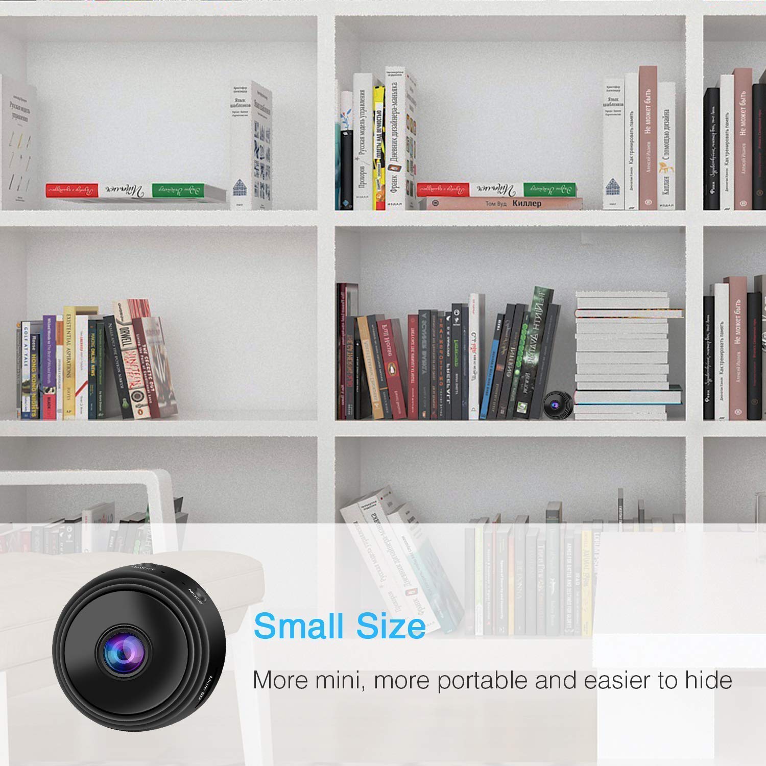 Mini 1080P Wireless Night Vision Security Camera with 150° Wide-Angle Lens by Lexuma - GadgetiCloud