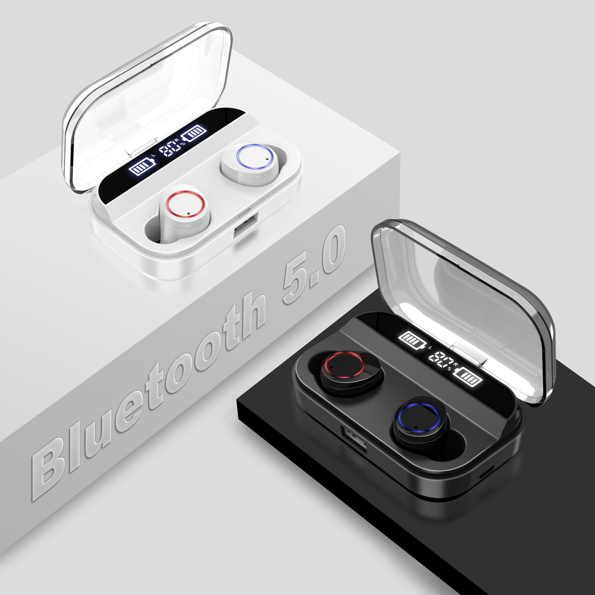 Lexuma XBud-Z True Wireless In-Ear Bluetooth with IPX7 Water Proof Sports Earbuds [With 2600 mAh Charging Case] - GadgetiCloud