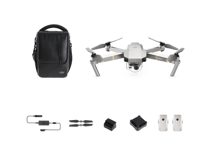 DJI MAVIC PRO PLATINUM Fly More Combo - A sleek design and compact body, best portable drone (combo) - GadgetiCloud