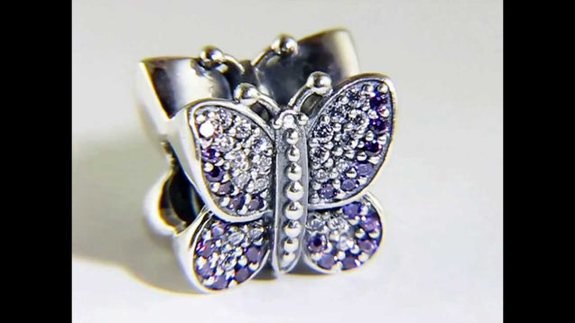 Pandora Sparkling Butterfly charm #791257ACZ