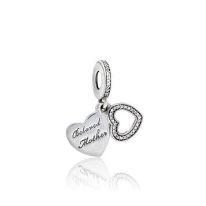 Pandora Beloved Mother Pendant Charm #791883CZ