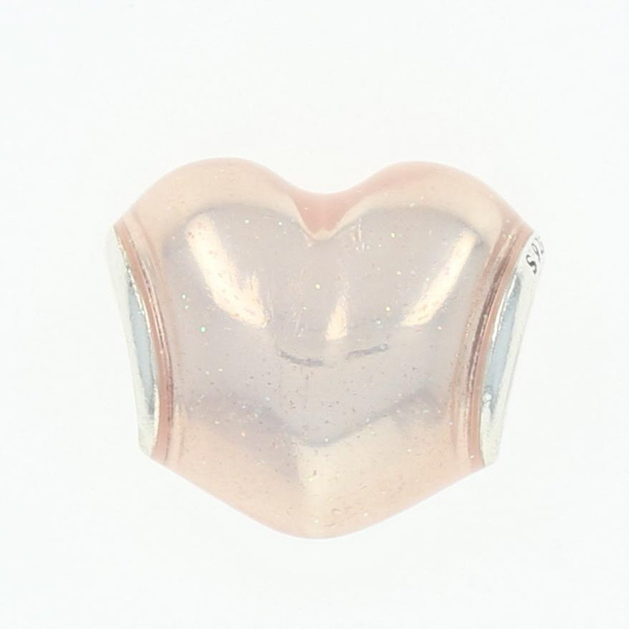 PANDORA Glittering Soft Pink Enamel Heart Charm 791886EN113 – Busy Bee  Jewelry