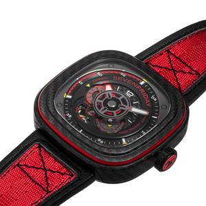 SEVENFRIDAY P3C/04 "RED CARBON" Watch