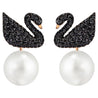 SWAROVSKI Swarovski Iconic Swan Pierced Earring Jackets #5193949