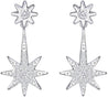 
SWAROVSKI SWAROVSKI Fizzy Rhodium & Clear Crystal Earring Jackets #5230287