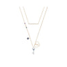 SWAROVSKI Glowing Key Necklace - Blue #5273295