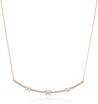 SWAROVSKI gray necklace - Rose Gold #5290962