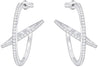 SWAROVSKI Hoop Fever Pierced Earrings #5352009