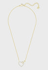 SWAROVSKI Lovely jewelry yellow gold plated necklace #5405576