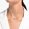 SWAROVSKI Infinity Entwined Heart Necklace - White #5518868