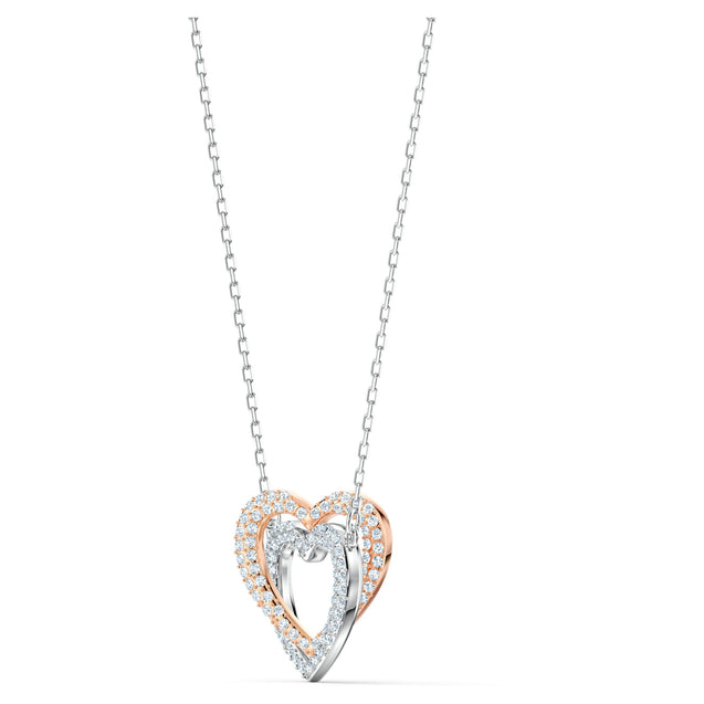 SWAROVSKI Infinity Entwined Heart Necklace - White #5518868