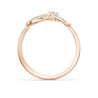 SWAROVSKI Infinity Ring - White & Rose Gold Tone Plated - Size 52 #5535400
