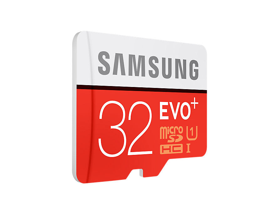 Samsung 32GB microSD EVO+ FHD Memory Card with adaptor - GadgetiCloud