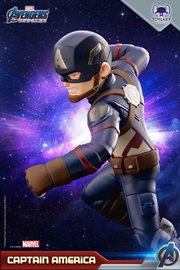漫威復仇者聯盟：美國隊長正版模型手辦人偶玩具 Marvel's Avengers: Endgame Premium PVC Captain America official figure toy listing side