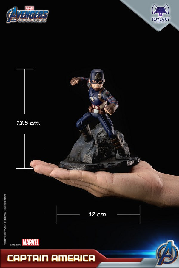 漫威復仇者聯盟：美國隊長正版模型手辦人偶玩具 Marvel's Avengers: Endgame Premium PVC Captain America official figure toy listing size