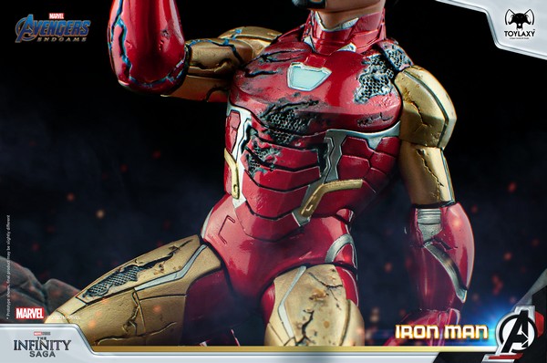 "I am Iron Man" 漫威復仇者聯盟：鐵甲奇俠正版模型手辦人偶玩具終局之戰限量版 Marvel's Avengers: Iron Man The Infinity Saga Series Official Figure Toy size