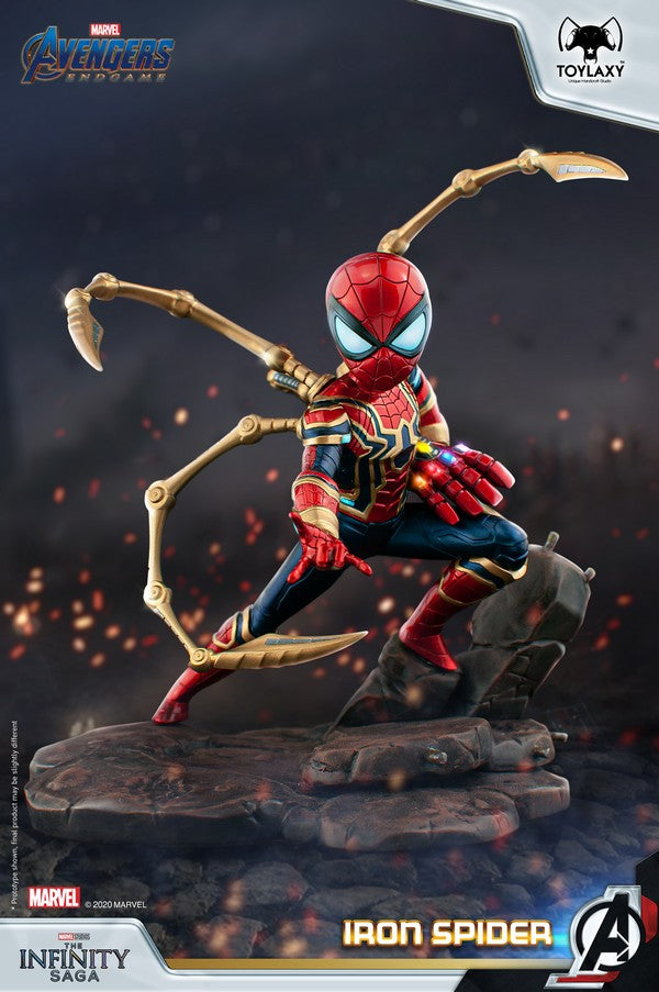 漫威復仇者聯盟：蜘蛛俠--鐵甲蜘蛛特別版正版模型手辦人偶玩具終局之戰版 Marvel's Avengers: Iron Spider spider man Figure Toy front