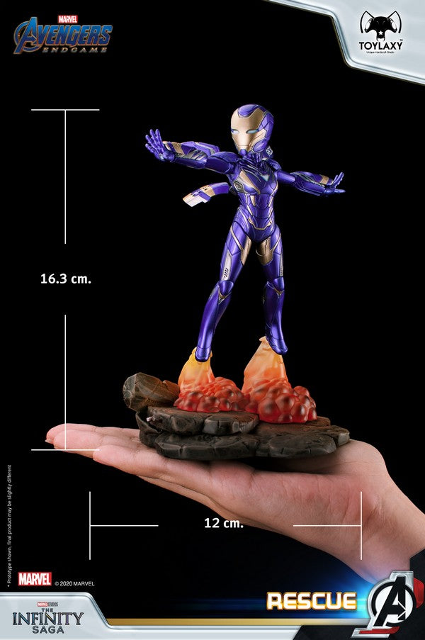 漫威復仇者聯盟：小辣椒Rescue救援裝甲特別版正版模型手辦人偶玩具終局之戰版 Marvel's Avengers: Pepper Potts Rescue Official Figure Toy size