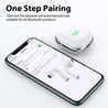  VEATOOL Wireless earbuds, Bluetooth 5.0 earphones with wireless charging case, touch control and built-in microphone waterproof in-ear true stereo earpods, single twin mode headphones 