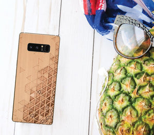 Personalized Case for Android - Carved Wood - GadgetiCloud