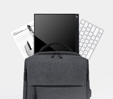 Lexuma Portable Monitor 15.6" Touch 1920x1080 XScreen IPS Ultra Slim Type-C HDMI 1080P Full HD USB Powered - GadgetiCloud