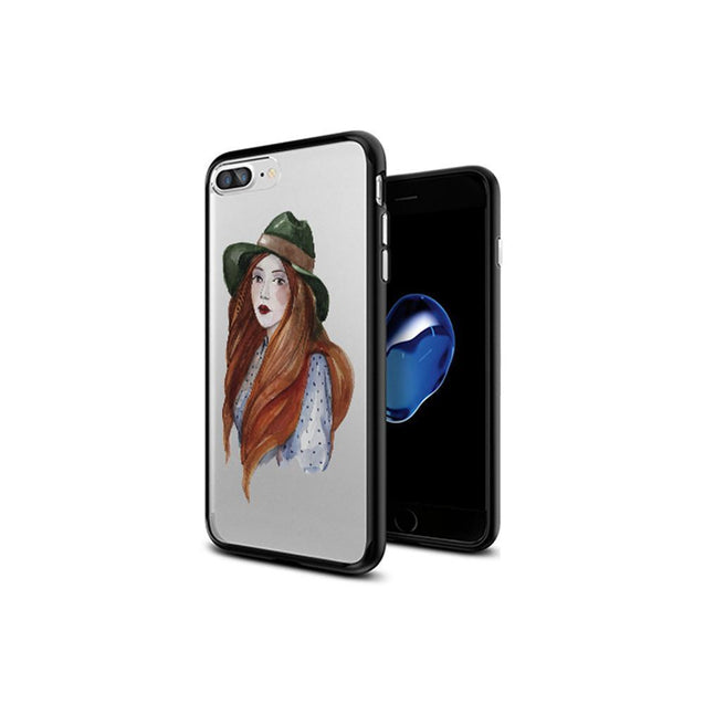 iPhone Case - Green Hat Lady - GadgetiCloud