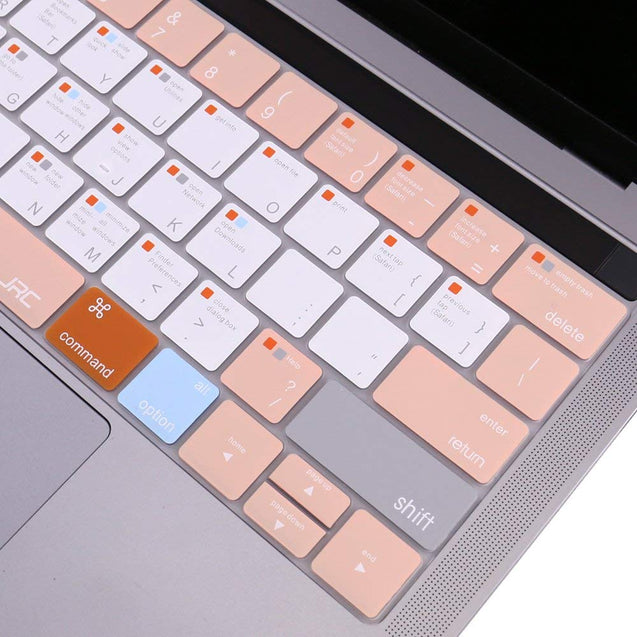 MacBook Keyboard Cover - Light Pink - GadgetiCloud