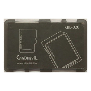 Memory Card Holder - 2 SD Card, 4 Micro SD Card [Compact Card Size]  camera memory card holder