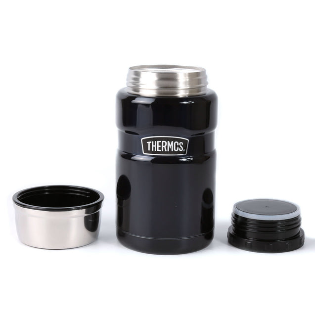 Thermos SK3020 Series Stainless Steel Food Jar 710mL (Midnight Blue) Without Spoon Front View